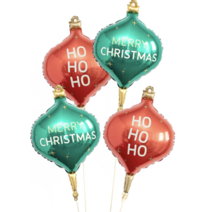 Balloon Foil Christmas Ornament Merry Christmas - Image 2